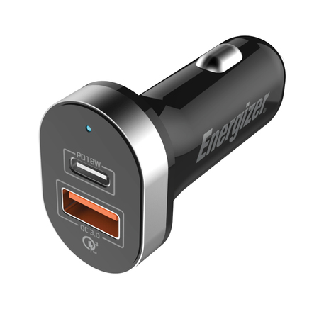 ENERGIZER Quick Charge 3.0 USB and USB-C Car Charger ENGUSBC17